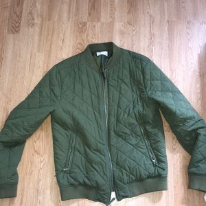 Green Bomber Jacket